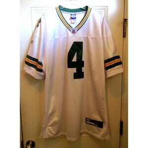 Brett Favre Authentic Jersey Green Bay Packers Reebok NFL Equipment Size 50